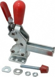 De-Sta-Co 2002-UR Manual Hold-Down Toggle Clamp: Vertical, 600 lb Capacity, U-Bar, Flanged Base Image