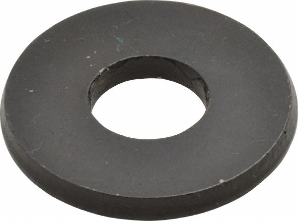 1/2" Screw USS & SAE Flat Washer: Case Hardened Steel, Black Oxide Finish