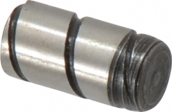 Spiral Groove Dowel Pin: 1/4 x 1/2", Alloy Steel