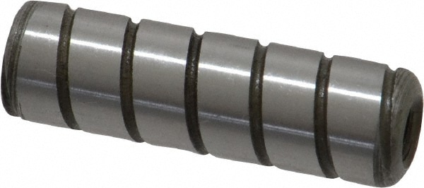 Spiral Groove Dowel Pin: 3/8 x 1-1/4", Alloy Steel