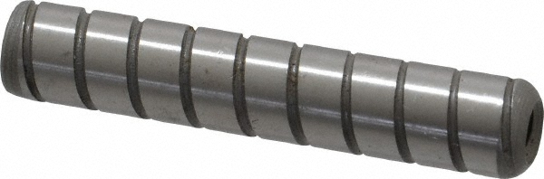Spiral Groove Dowel Pin: 3/8 x 2", Alloy Steel