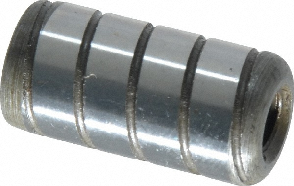 Spiral Groove Dowel Pin: 1/2 x 1", Alloy Steel