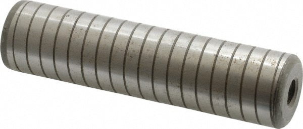 1" Pin Diam, 4" Pin Length, 3/8-16 Thread, Spiral Groove Dowel Pin