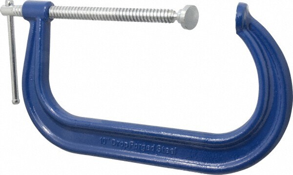 Gibraltar CCM00399-1 C-Clamp: 10" Max Opening, 6" Throat Depth, Forged Steel 