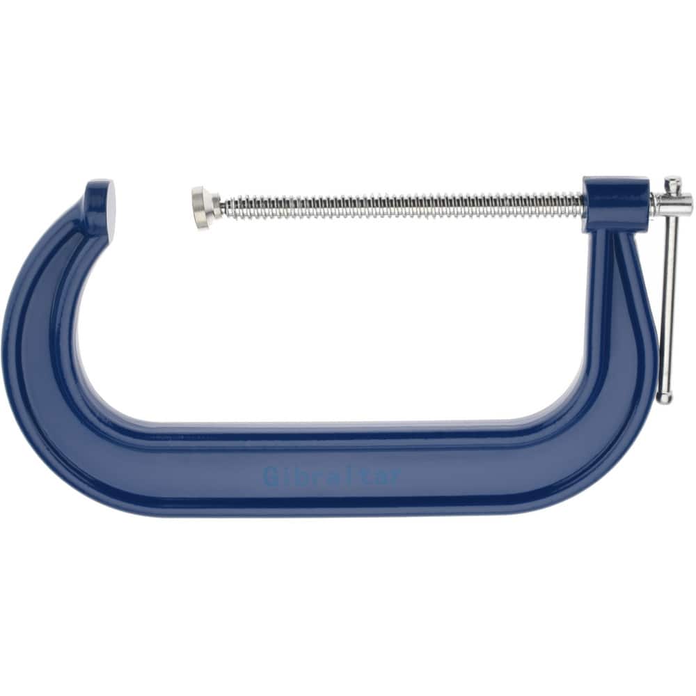 Gibraltar CCM00400-1 C-Clamp: 12" Max Opening, 6-5/16" Throat Depth, Forged Steel 