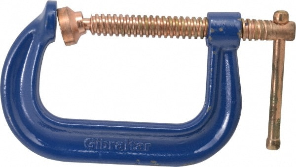 Gibraltar CCM00396-2 Regular-Duty 4" Max Opening, 3-1/4" Throat Depth, Forged Steel Standard C-Clamp Image