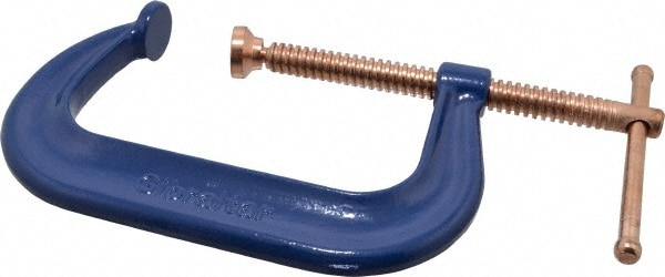 Gibraltar CCM00397-2 Regular-Duty 6" Max Opening, 4-1/8" Throat Depth, Forged Steel Standard C-Clamp Image