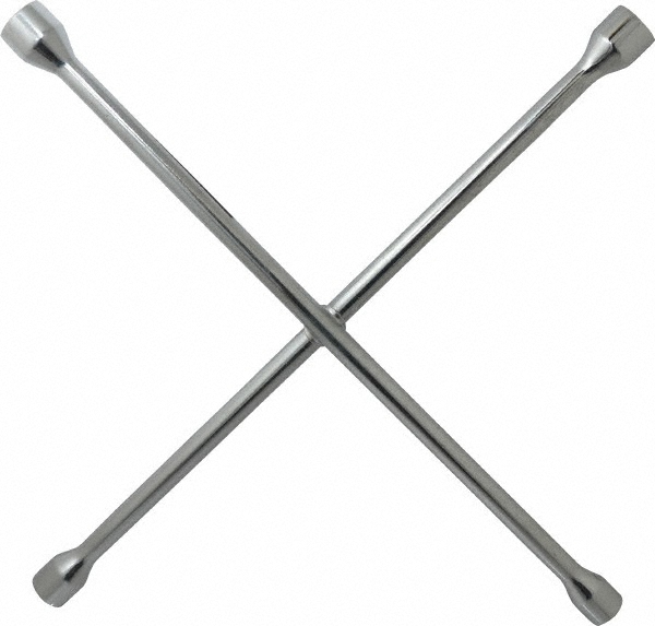 Omega Lift Equipment 20" Long Cross Shaped Lug Nut Wrench Tire Iron