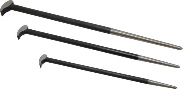 Groz PRY/3-ST 3 Piece Rolling Head Pry Bar Set 