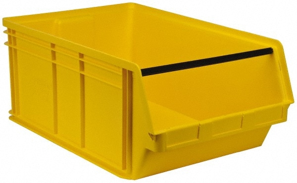 Quantum Storage - Plastic Hopper Stacking Bin: Yellow | MSC Direct