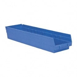 Quantum Storage QSB106BLCS Plastic Hopper Shelf Bin: Blue 