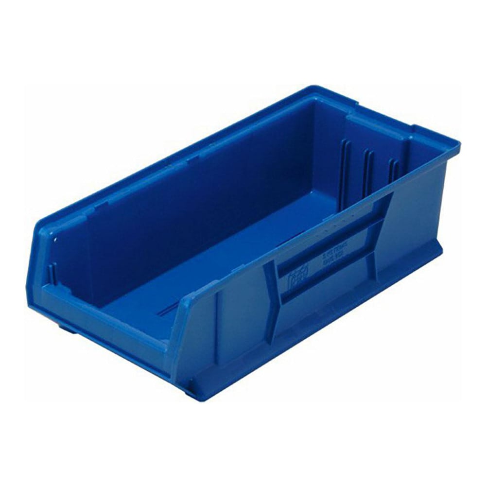 Plastic Hopper Stacking Bin: Blue