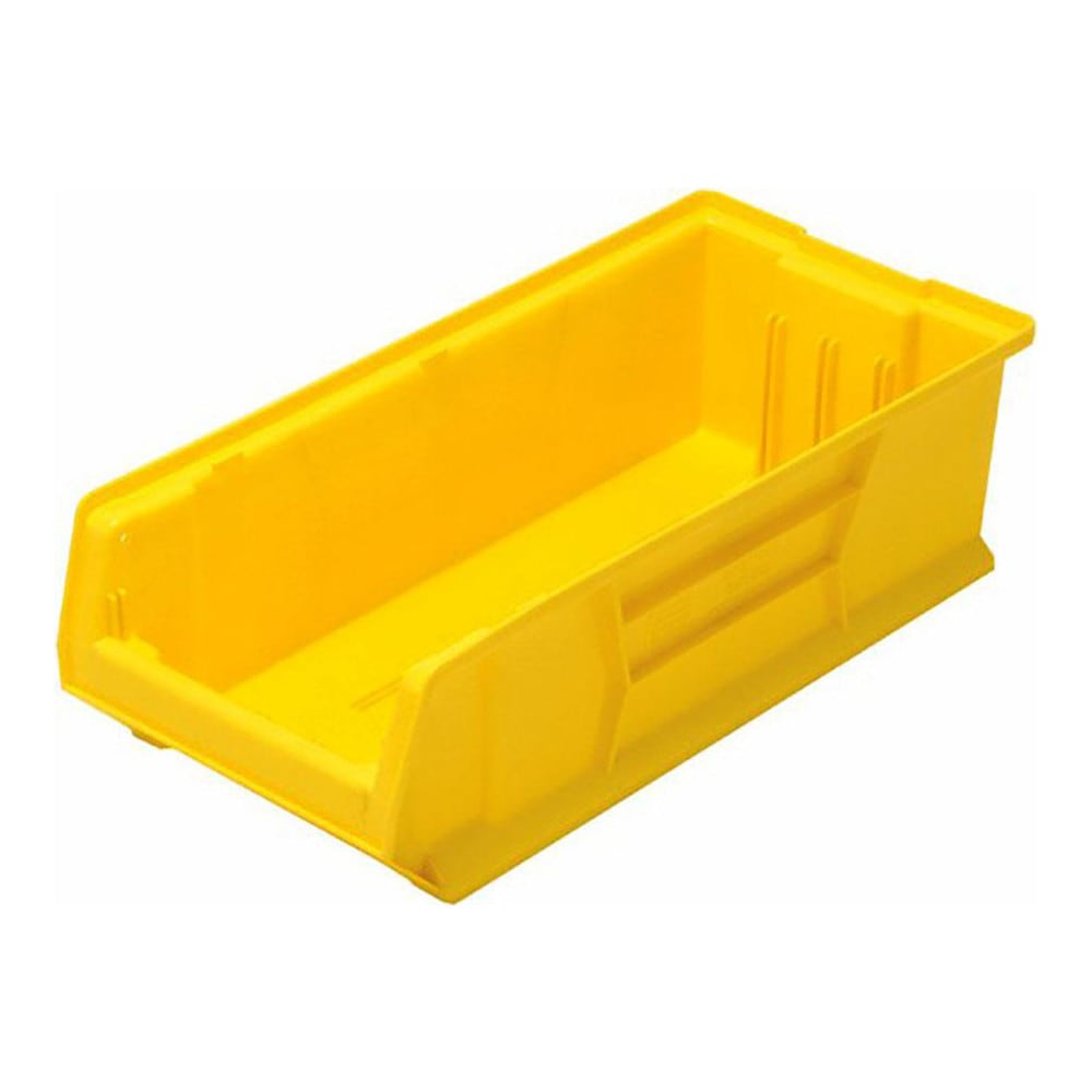 Plastic Hopper Stacking Bin: Yellow
