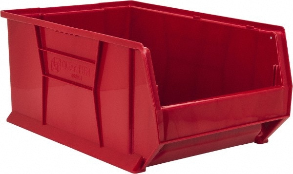 Quantum Storage QUS954RD Plastic Hopper Stacking Bin: Red 