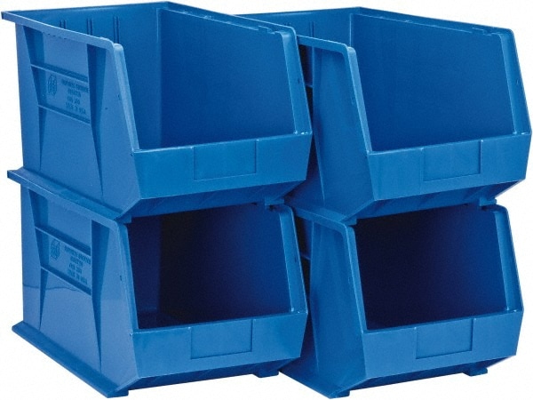 Quantum Storage - Plastic Hopper Stacking Bin: Blue - 91826107