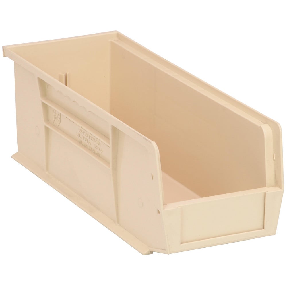 Plastic Hopper Stacking Bin: Ivory