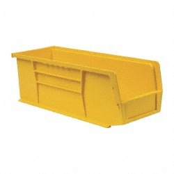 24-Pack, Quantum HD Yellow High Density Stackable Plastic Storage