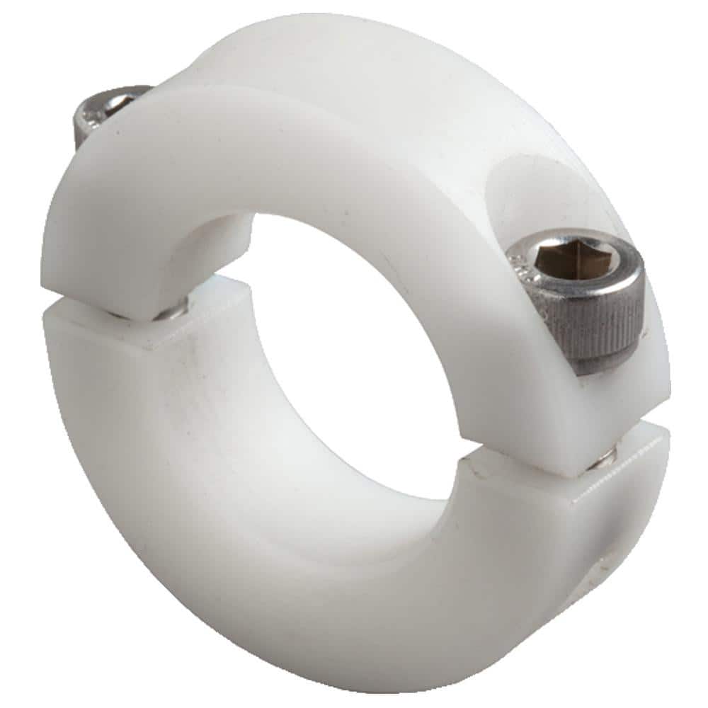 Climax Metal Products P2C-037 Shaft Collar: Clamping Shaft, 0.375" Bore Dia, 7/8" OD, Plastic 