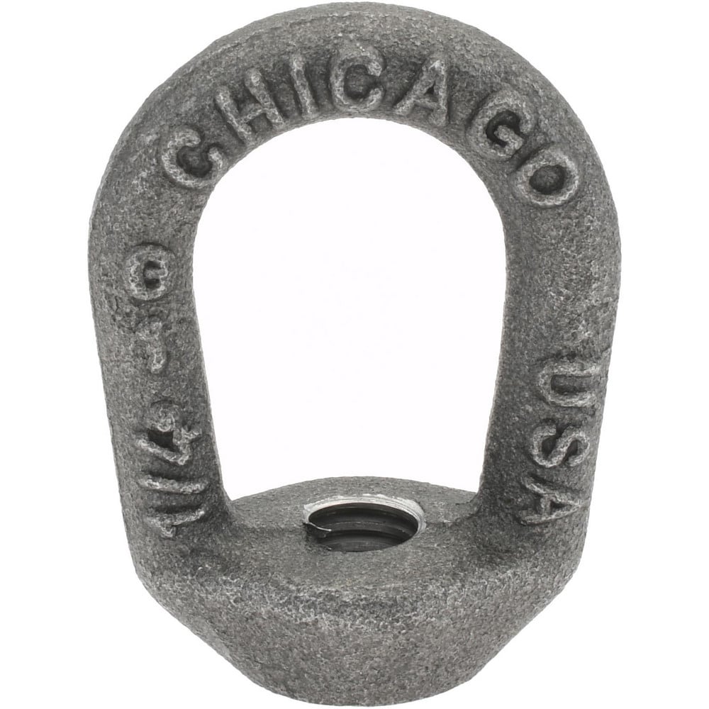 840 Lb Capacity, 5/16-18 Thread, Self Colored, Carbon Steel Regular Duty Lifting Eye Nut