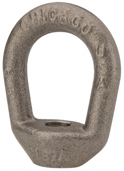 1,240 Lb Capacity, 3/8-16 Thread, Self Colored, Carbon Steel Regular Duty Lifting Eye Nut