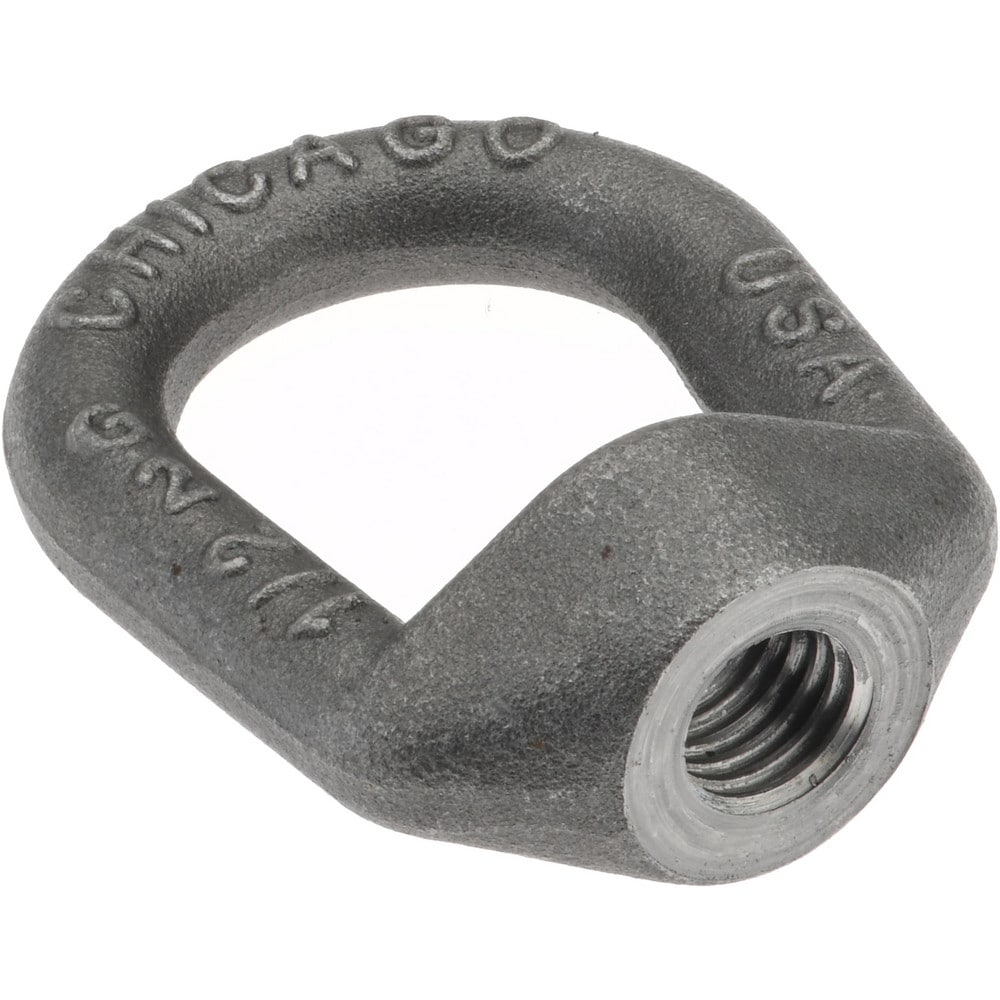 3,600 Lb Capacity, 5/8-11 Thread, Self Colored, Carbon Steel Regular Duty Lifting Eye Nut