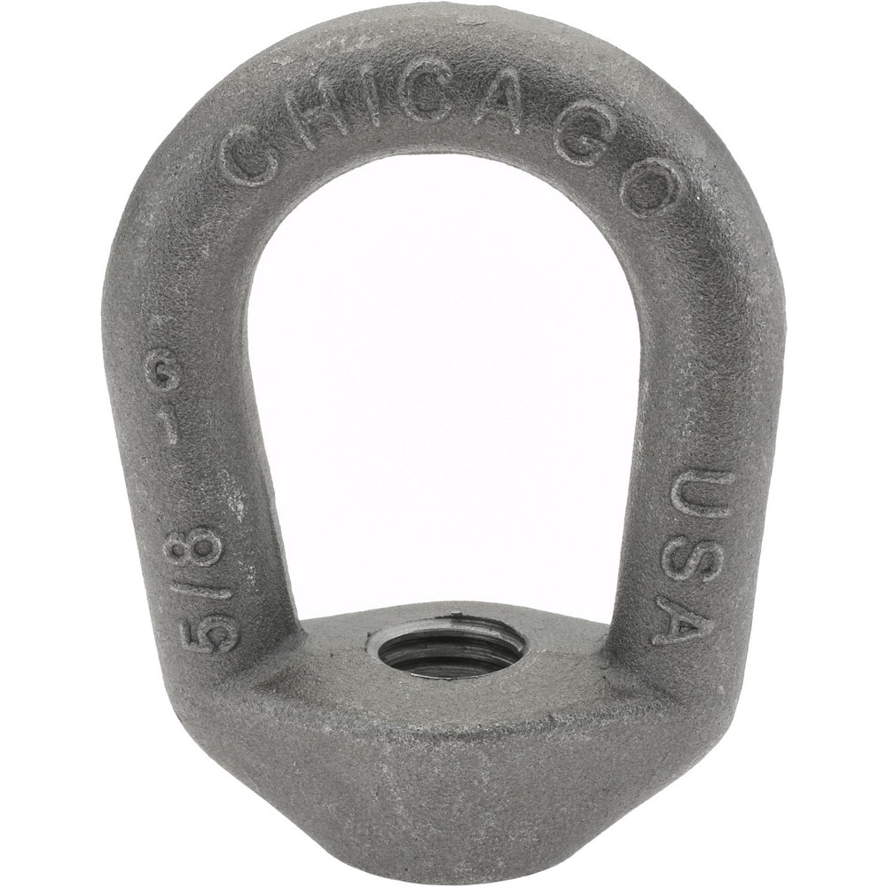 5,200 Lb Capacity, 3/4-10 Thread, Self Colored, Carbon Steel Regular Duty Lifting Eye Nut