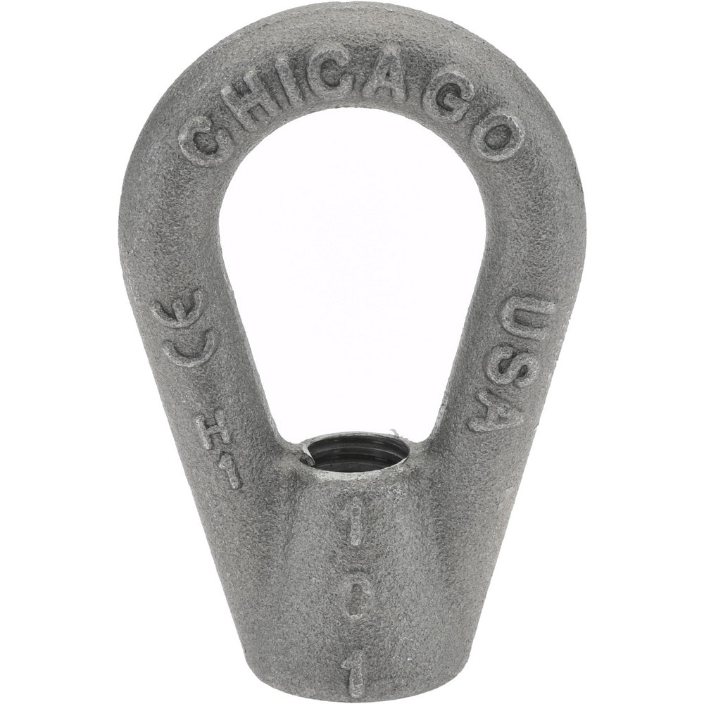 Gibraltar 17260 8 3,600 Lb Capacity, 1/2-13 Thread, Self Colored, Carbon Steel Heavy Duty Lifting Eye Nut Image