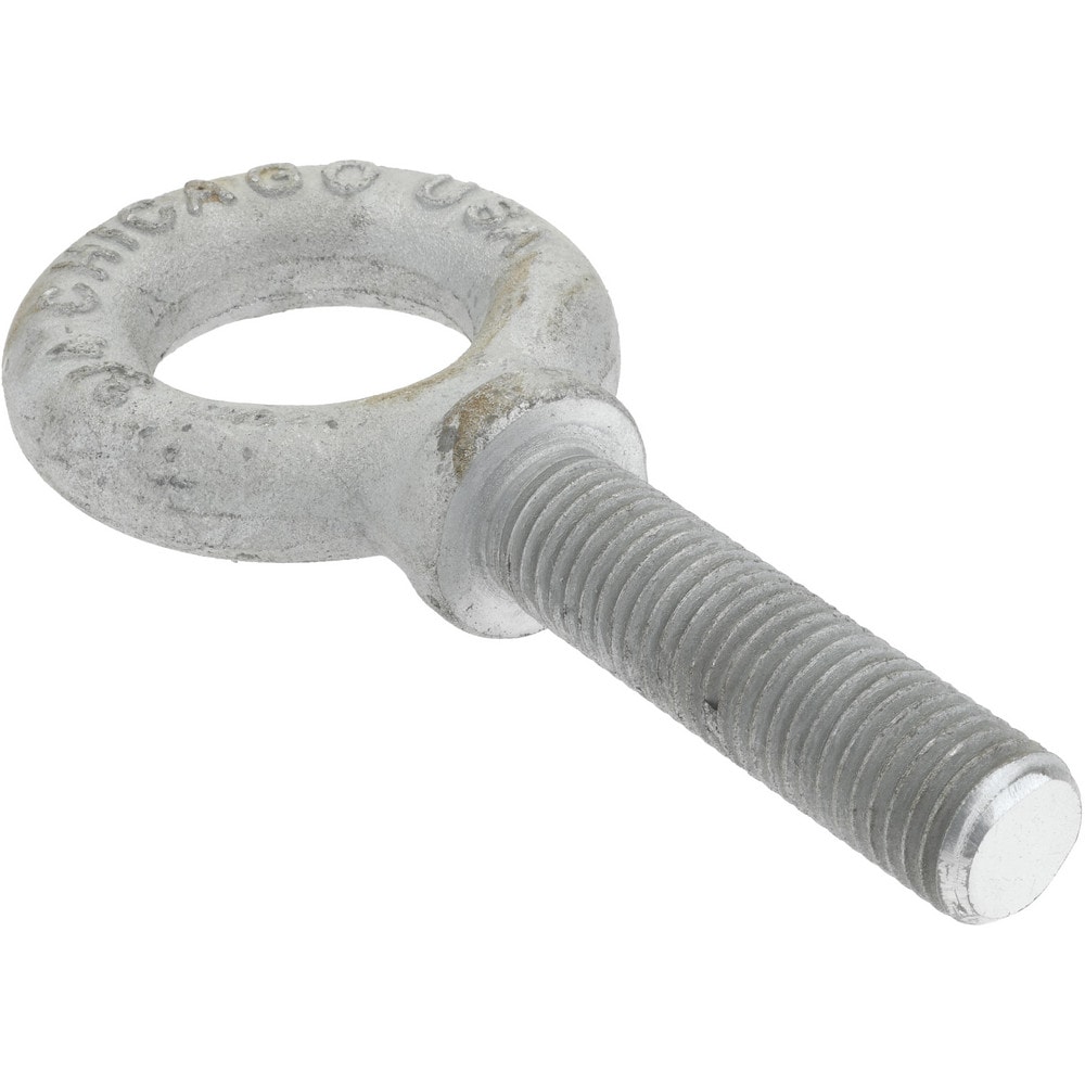 Gibraltar SP20507 Fixed Lifting Eye Bolt: With Shoulder, 6,000 lb Capacity, 3/4-10 Thread, Grade C-1035 Steel Image