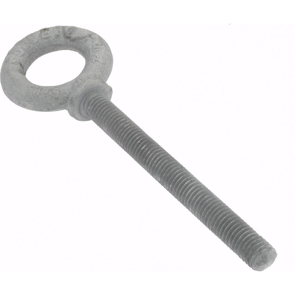 Gibraltar 26425 9 Fixed Lifting Eye Bolt: With Shoulder, 2,000 lb Capacity, 7/16-14 Thread, Grade C-1035 Steel Image