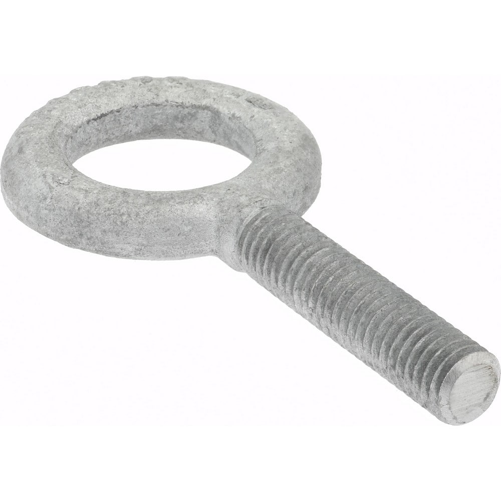 Gibraltar 26905 6 Fixed Lifting Eye Bolt: Without Shoulder, 2,000 lb Capacity, 7/16-14 Thread, Grade C-1035 Steel Image