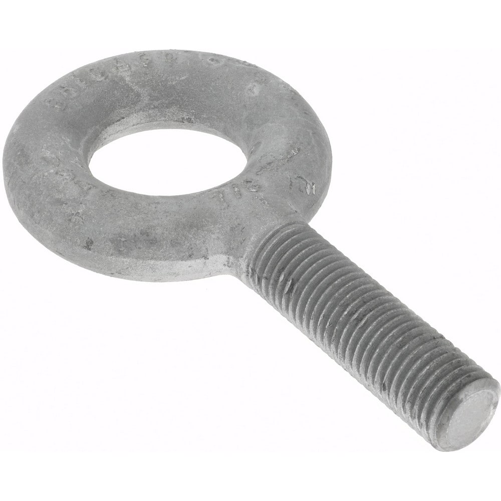 Gibraltar 26985 8 Fixed Lifting Eye Bolt: Without Shoulder, 7,000 lb Capacity, 7/8-9 Thread, Grade C-1035 Steel Image