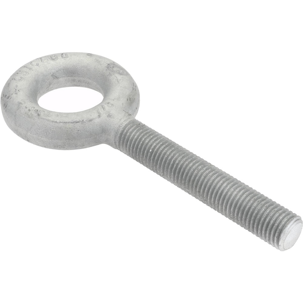 Gibraltar 27105 9 Fixed Lifting Eye Bolt: Without Shoulder, 7,000 lb Capacity, 7/8-9 Thread, Grade C-1035 Steel Image