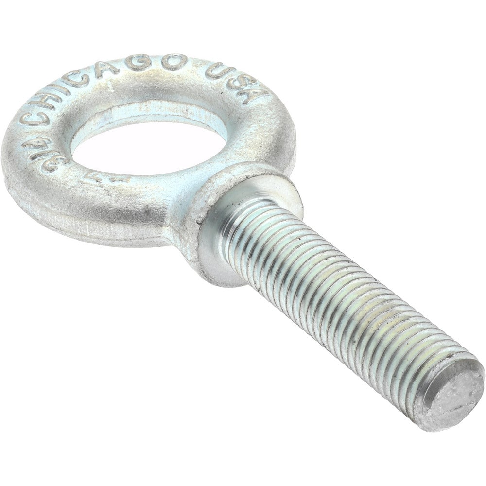 Gibraltar SP20372 Fixed Lifting Eye Bolt: With Shoulder, 6,000 lb Capacity, 3/4-10 Thread, Grade C-1035 Steel Image