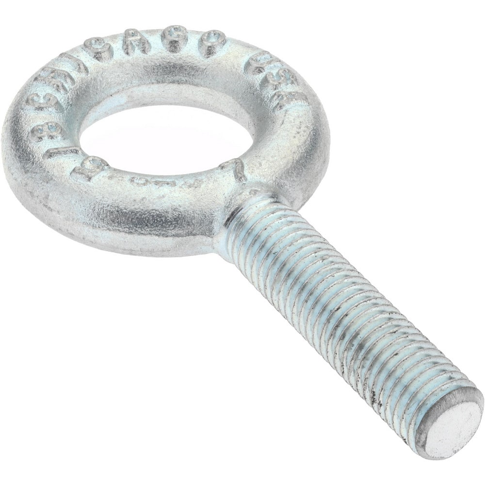 Gibraltar SP20534 Fixed Lifting Eye Bolt: Without Shoulder, 4,000 lb Capacity, 5/8-11 Thread, Grade C-1035 Steel Image