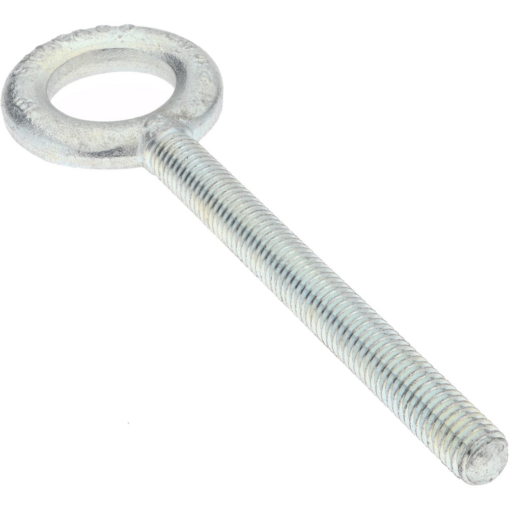 Gibraltar 26760 1 Fixed Lifting Eye Bolt: Without Shoulder, 2,000 lb Capacity, 7/16-14 Thread, Grade C-1035 Steel Image