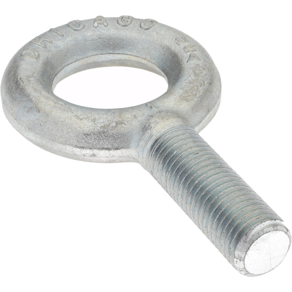 Gibraltar 26845 5 Lifting Eye Bolt: Without Shoulder, 9,000 lb Capacity, 1-8 Thread, Grade C-1035 Steel Image