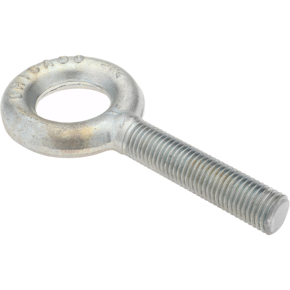 Gibraltar 26855 4 Lifting Eye Bolt: Without Shoulder, 9,000 lb Capacity, 1-8 Thread, Grade C-1035 Steel Image