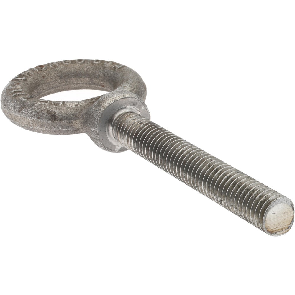 Gibraltar 12871 1 Fixed Lifting Eye Bolt: With Shoulder, 2,000 lb Capacity, 7/16-14 Thread, Grade C-1035 Forged Steel Image