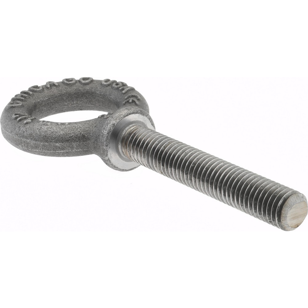 Gibraltar 12891 9 Fixed Lifting Eye Bolt: With Shoulder, 2,600 lb Capacity, 1/2-13 Thread, Grade C-1035 Forged Steel Image