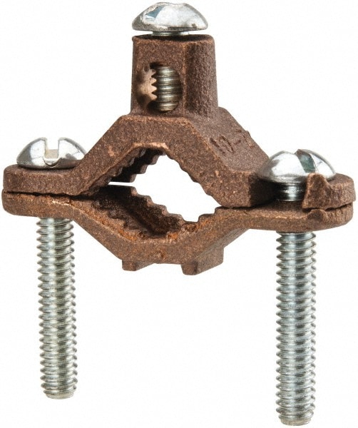 2 (Strand); 10 (Solid) AWG Compatible Grounding Clamp