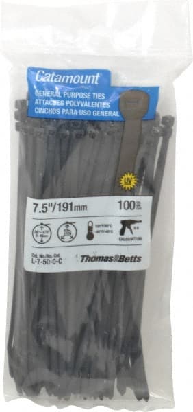 Thomas /& Betts 90650IUV 650 Multi-Purpose Cable Ties UV Rated