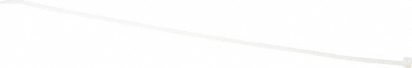 Standard Cable Tie: 14.1" Long, Natural, Nylon