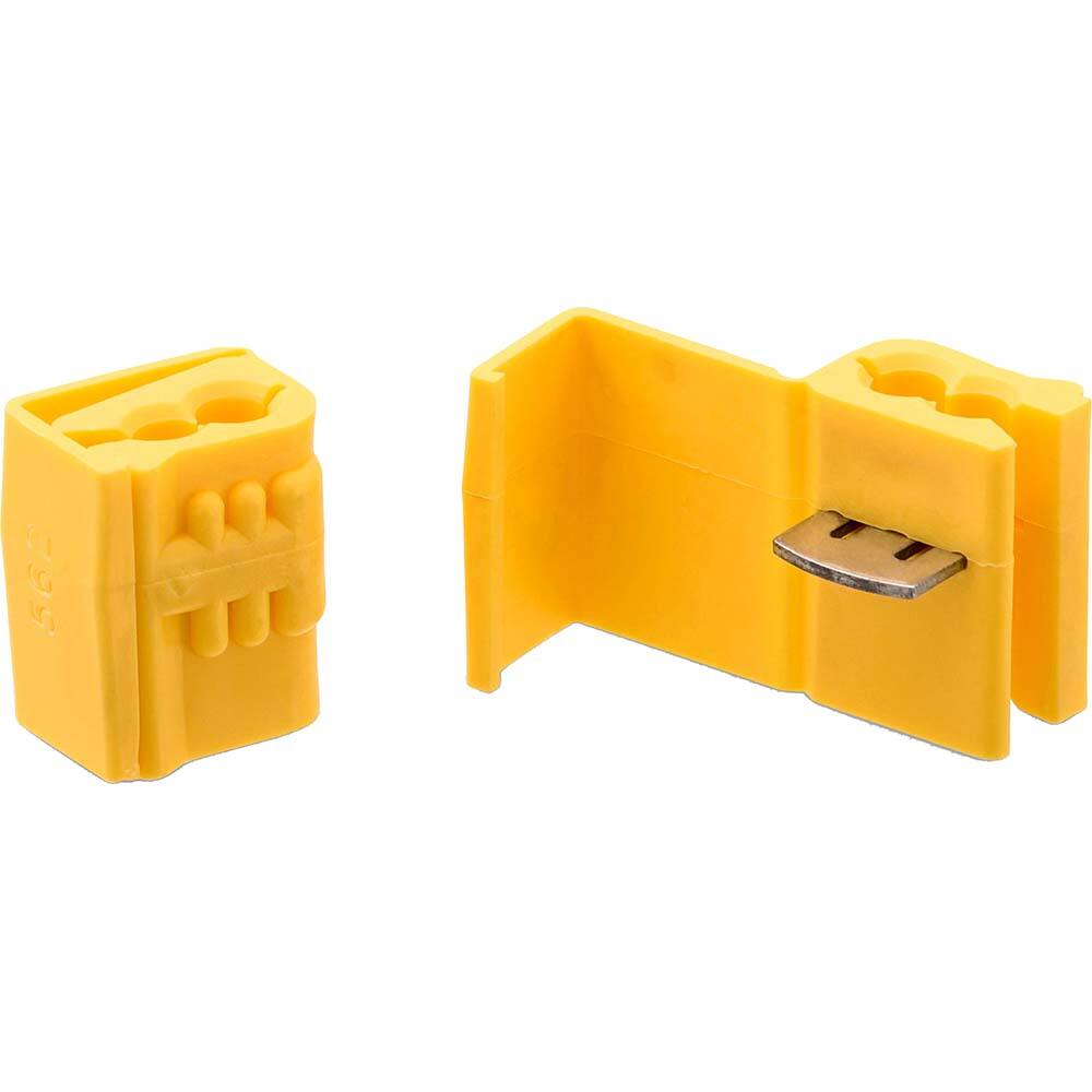 250 Pack 12-10 Gauge Yellow Quick Splice Tap Wire Connectors Terminals UL TAIWAN 