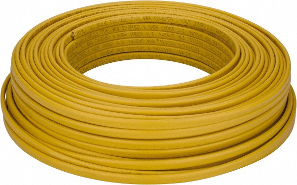 Building Wire: NM-B, 12.000 AWG, Nylon, Stranded Core, 250.00' Long - Yellow, 1 Strand, PVC Insulation