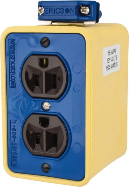 Conductix RB Electrical Outlet Box: Plastic, Rectangle, 4-1/2" OAH, 2-1/2" OAW 