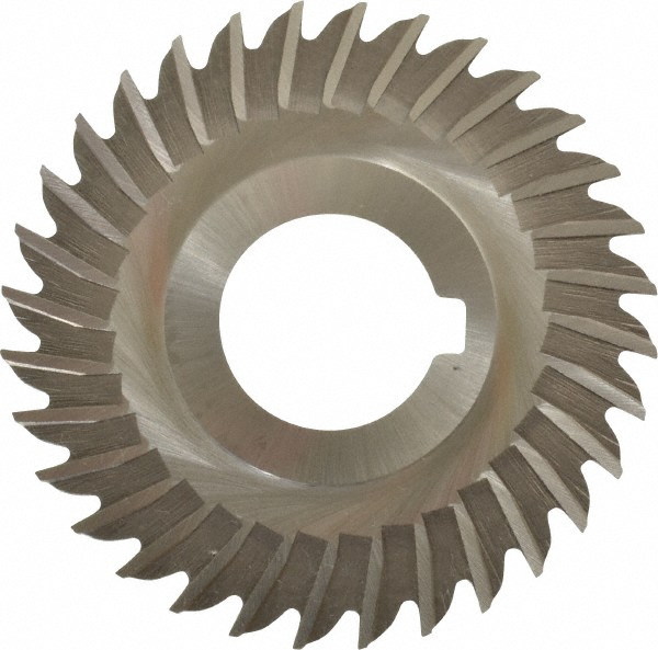Made in USA SS362 Side Chip Saw: 3" Blade Dia, 1/16" Blade Thickness, 1" Arbor Hole Dia, 32 Teeth, High Speed Steel Image