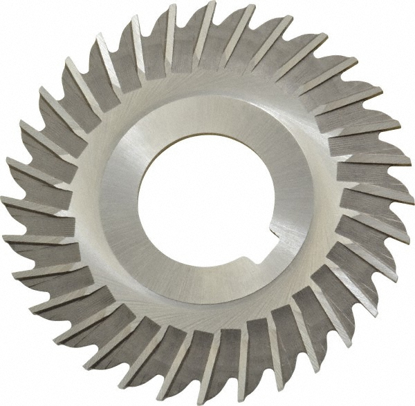 Made in USA SS378 Side Chip Saw: 3" Blade Dia, 5/64" Blade Thickness, 1" Arbor Hole Dia, 32 Teeth, High Speed Steel Image