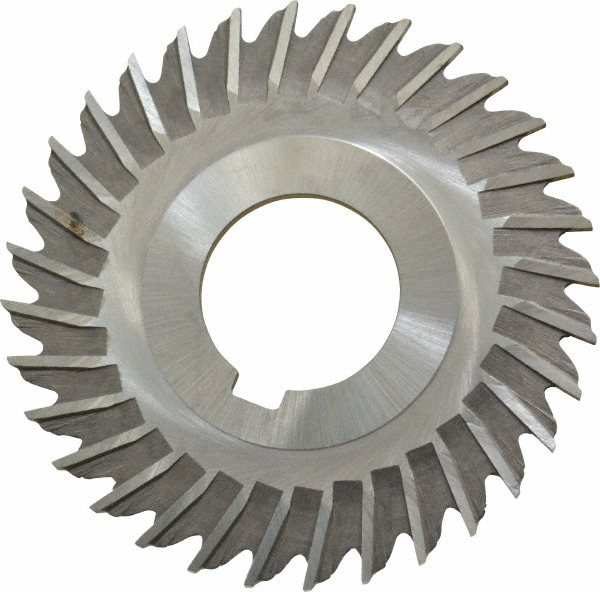 Made in USA SS393 Side Chip Saw: 3" Blade Dia, 3/32" Blade Thickness, 1" Arbor Hole Dia, 32 Teeth, High Speed Steel Image