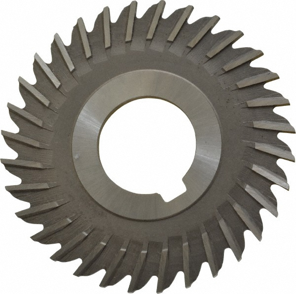 Made in USA SS3125 Side Chip Saw: 3" Blade Dia, 1/8" Blade Thickness, 1" Arbor Hole Dia, 32 Teeth, High Speed Steel Image