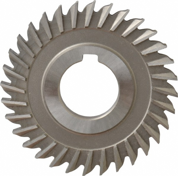 Made in USA SS3250 Side Chip Saw: 3" Blade Dia, 1/4" Blade Thickness, 1" Arbor Hole Dia, 32 Teeth, High Speed Steel Image